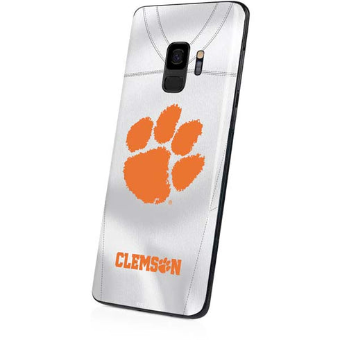 Clemson University White Jersey Galaxy S9 Skin